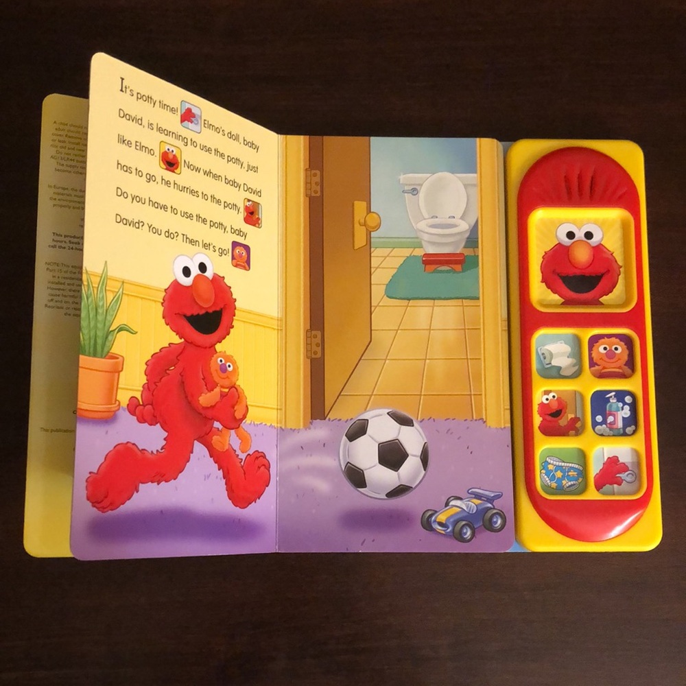 Sesame Street Potty Time with Elmo (Potty Training Sound Book) - Picture 5 of 9